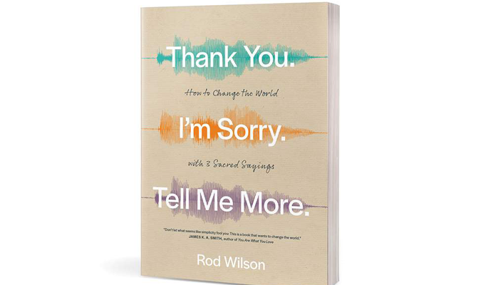 Thank You. I’m Sorry. Tell Me More by Rod Wilson