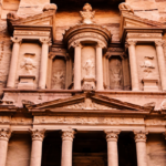 Petra, the treasury carved from rock