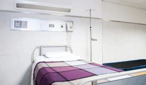 empty hospital bed